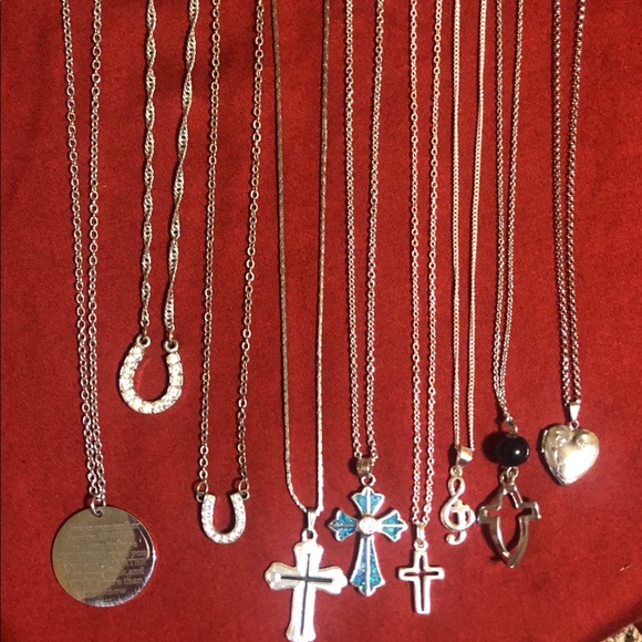 Assorted Silver Necklaces - Picture 1 of 7
